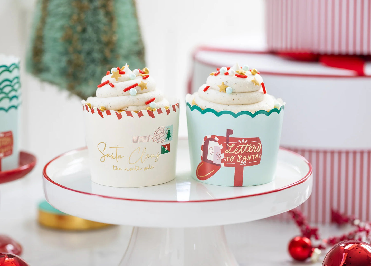 Foiled Dear Santa Baking Cups (50 pcs)