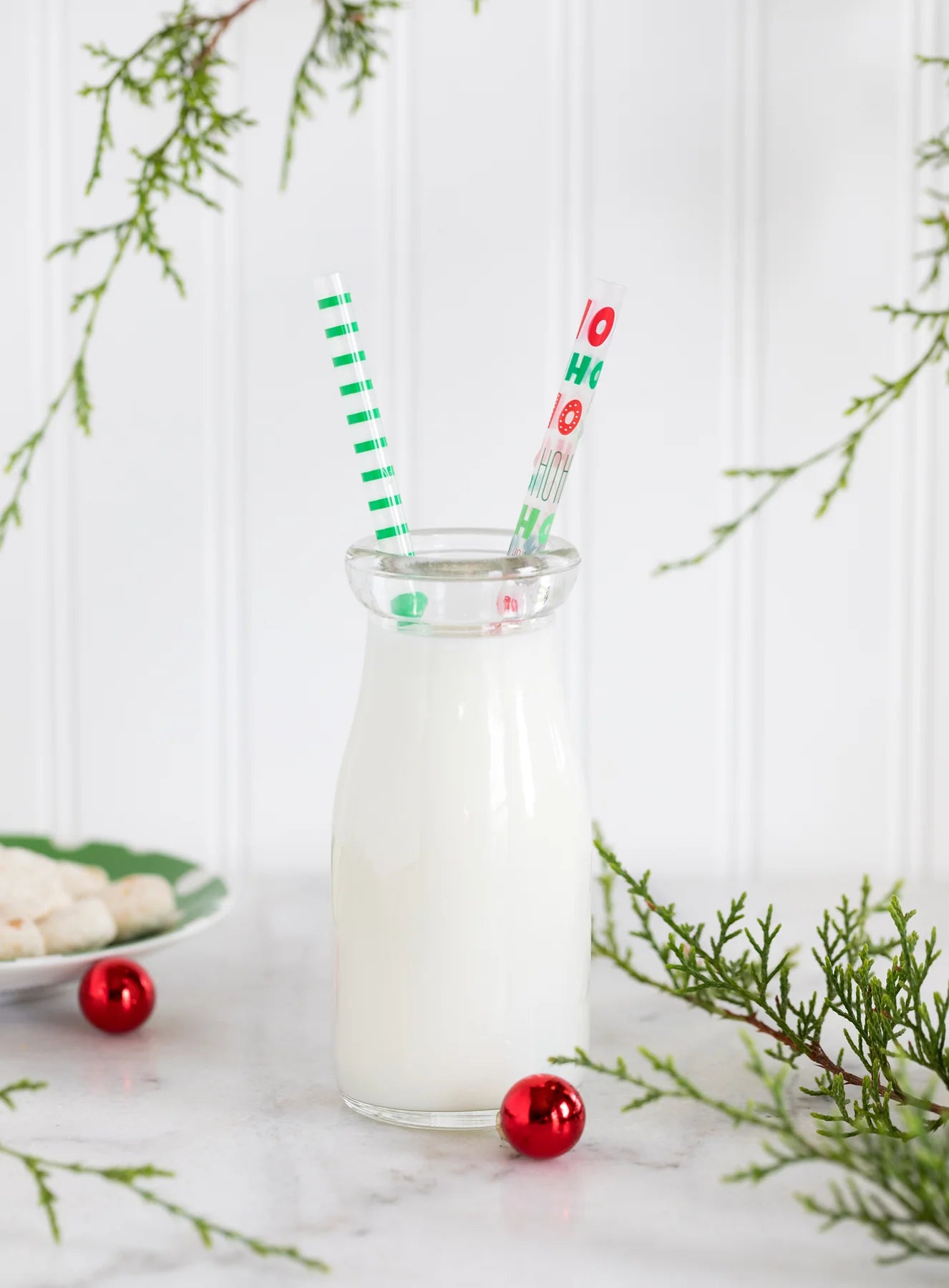 HO HO HO Reusable Straws