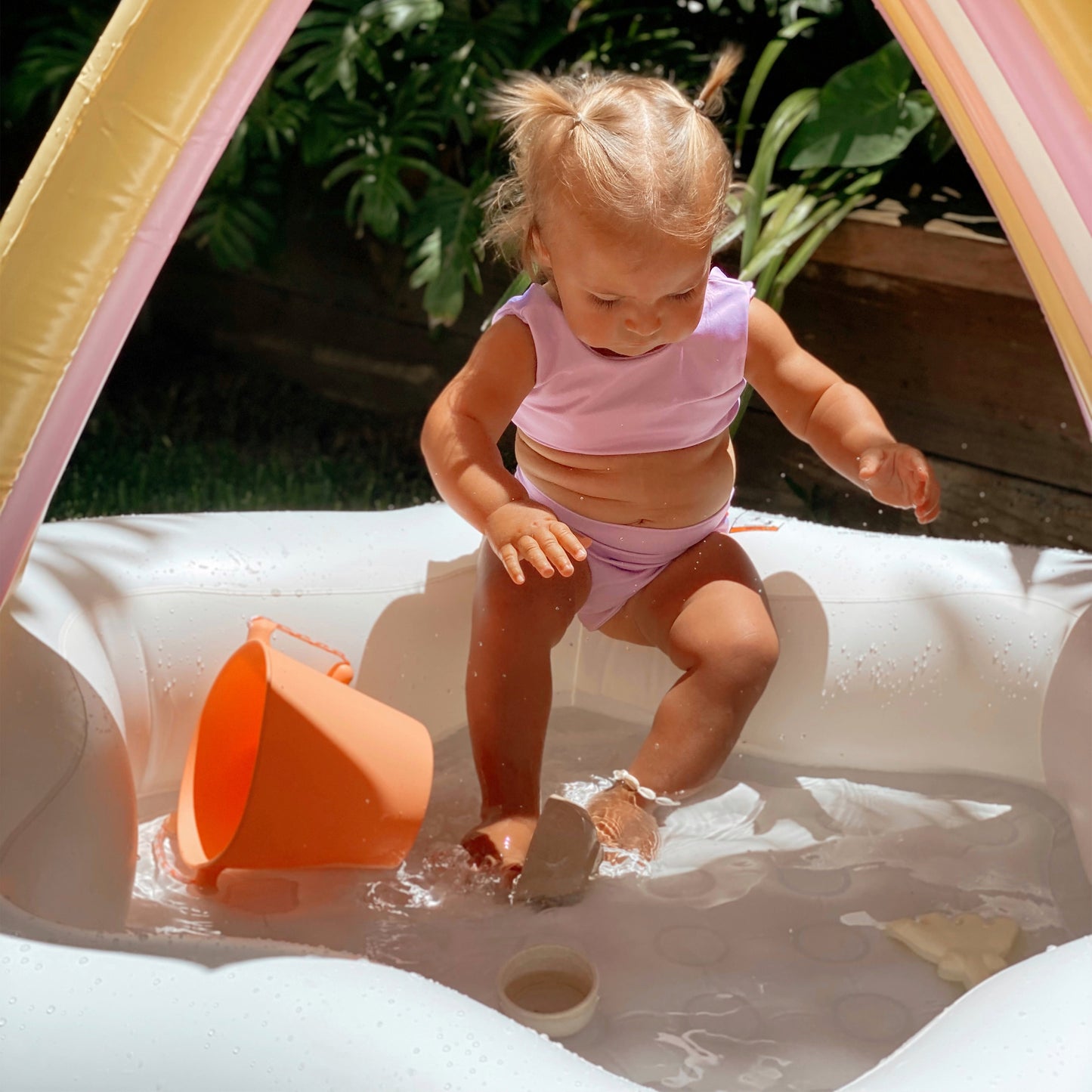 Princess Swan Kids Inflatable Pool