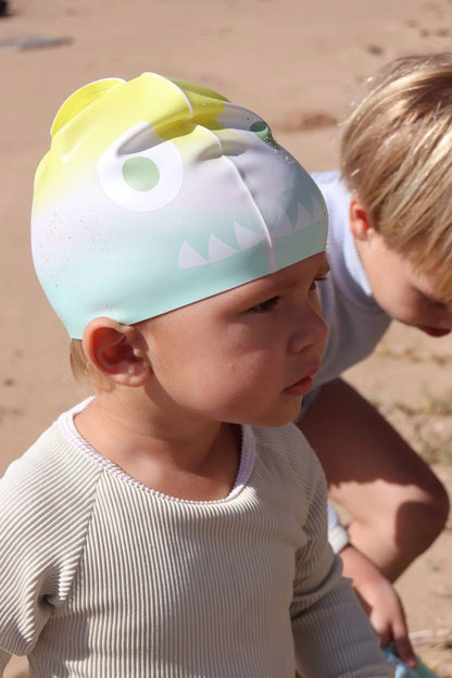 Salty The Shark Kids Swimming Cap