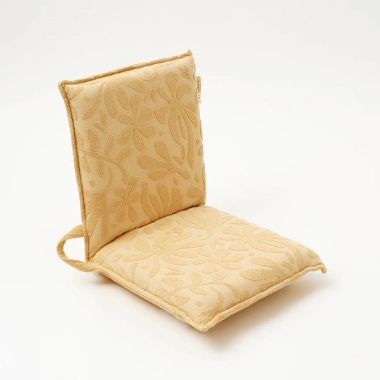 Terry Travel Lounger Mango Bay Golden Mustard
