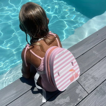 Cotton Candy Cherry Bubble Back Float