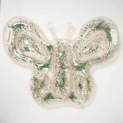 Butterfly Cotton Candy Glitter Kids Lie-On Float