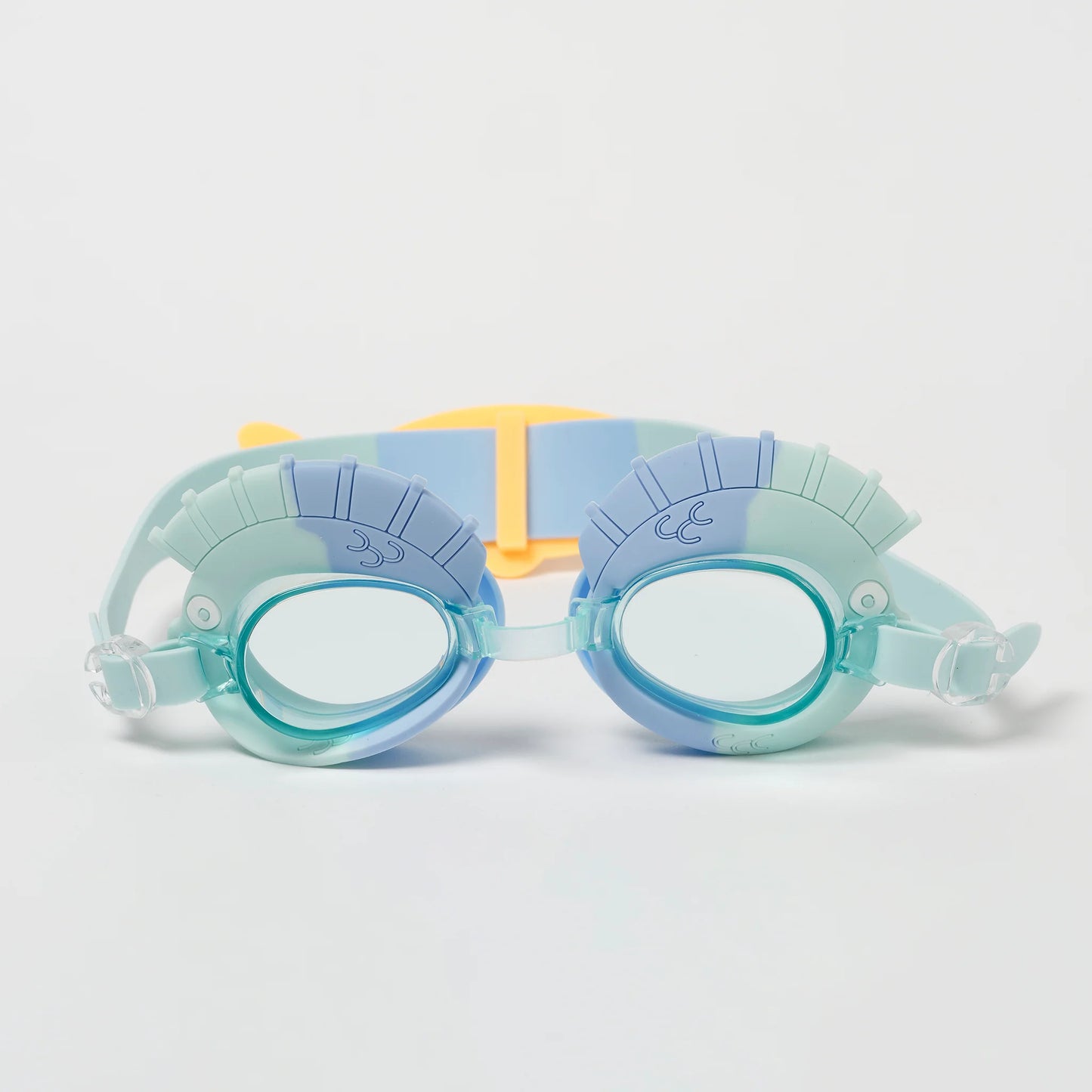 Finn the Fish Aqua Blue Swimming Goggles