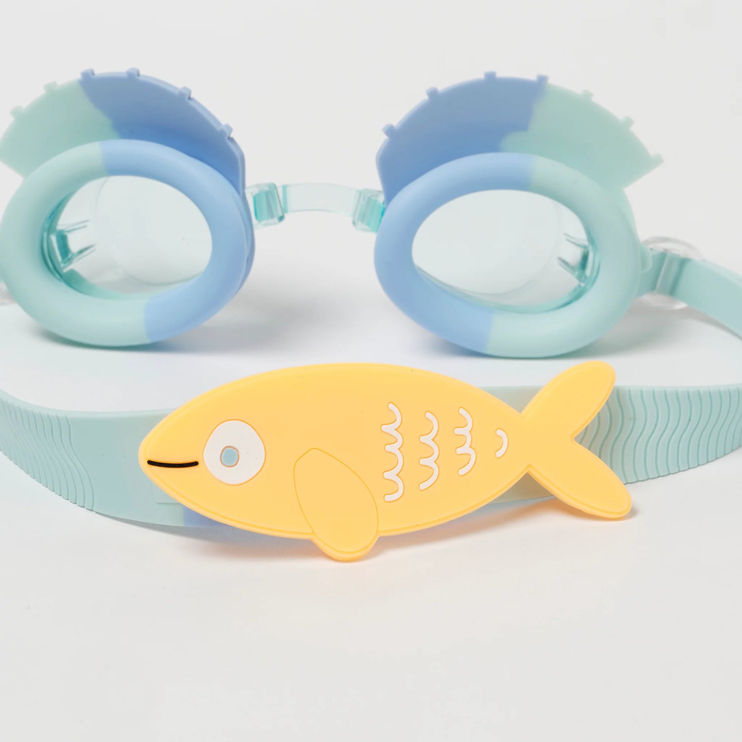 Finn the Fish Aqua Blue Swimming Goggles