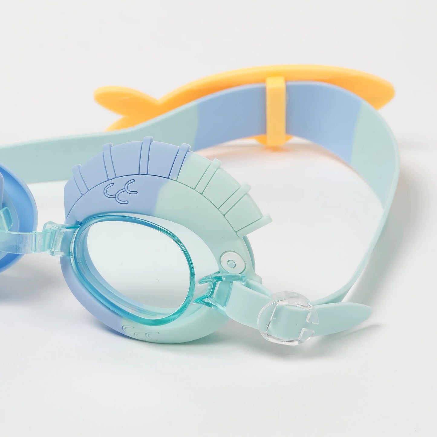 Finn the Fish Aqua Blue Swimming Goggles