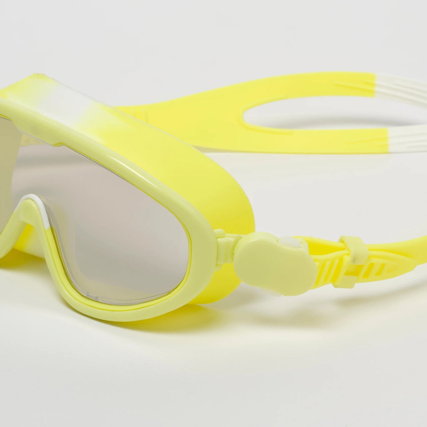 Salty the Shark Neon Yellow Kids Swim Mask