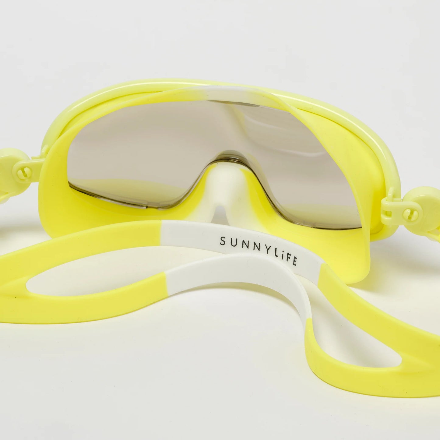 Salty the Shark Neon Yellow Kids Swim Mask