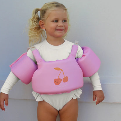 Cotton Candy Cherry Floatie Jacket 3-6