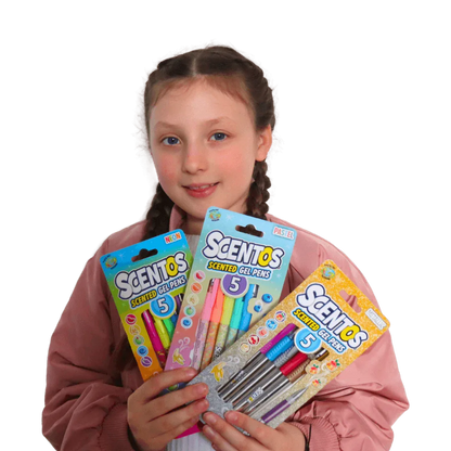 Scentos Pastel Gel Pens, Pack Of 5