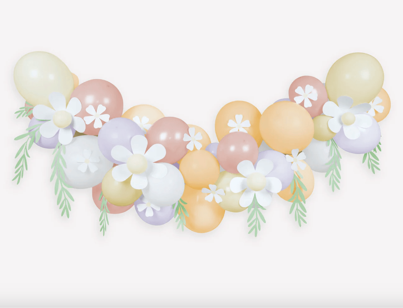 Pastel Daisy Balloon Garland (x 51 balloons)