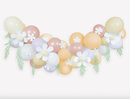 Pastel Daisy Balloon Garland (x 51 balloons)