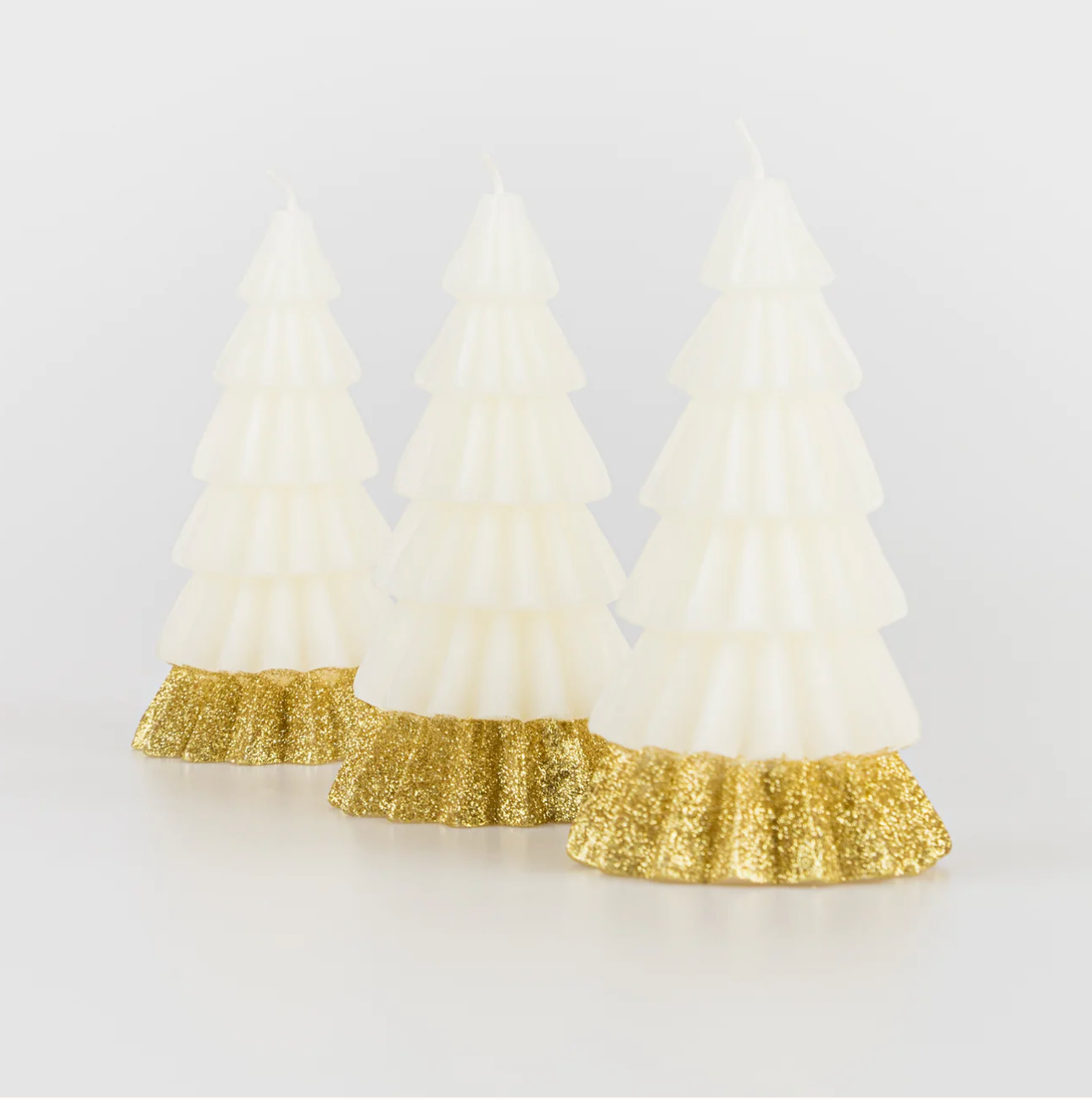 Ivory Tree Candles (x 3)