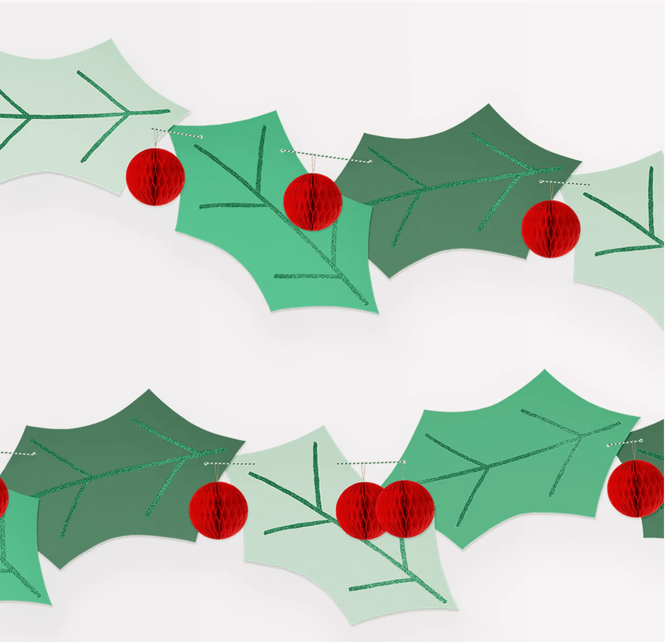 Honeycomb Holly Garland