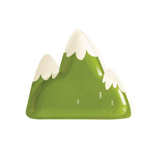 My Minds Eye Adventure Mountain Shaped Plate (x 8) - partyalacarte.co.in