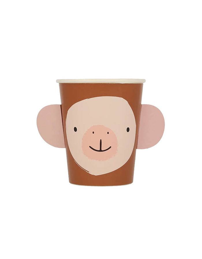 Meri Meri Animal Parade Character Cups (x 8) - partyalacarte.co.in