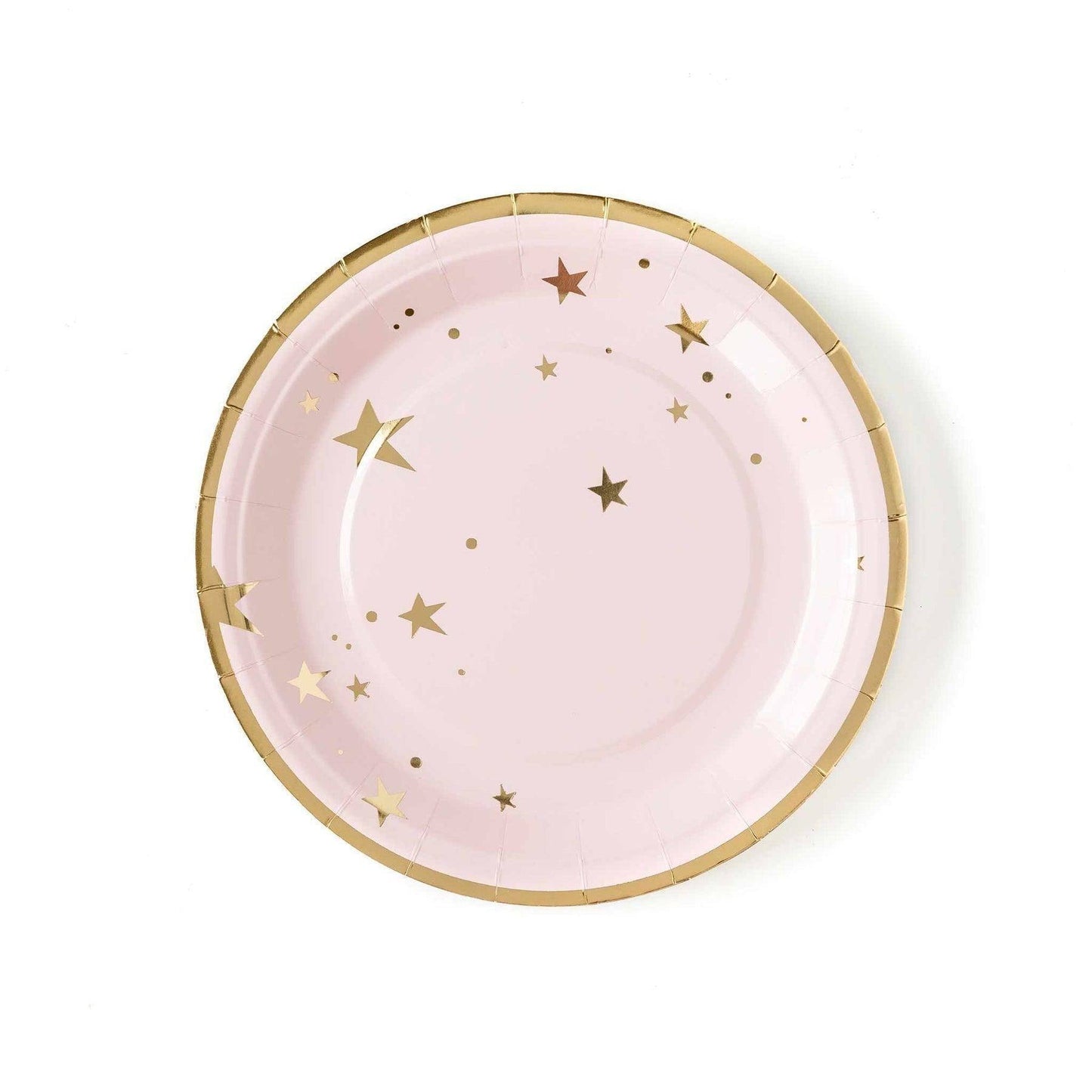 My Minds Eye Baby Pink Star Plates (x 8 ) - partyalacarte.co.in