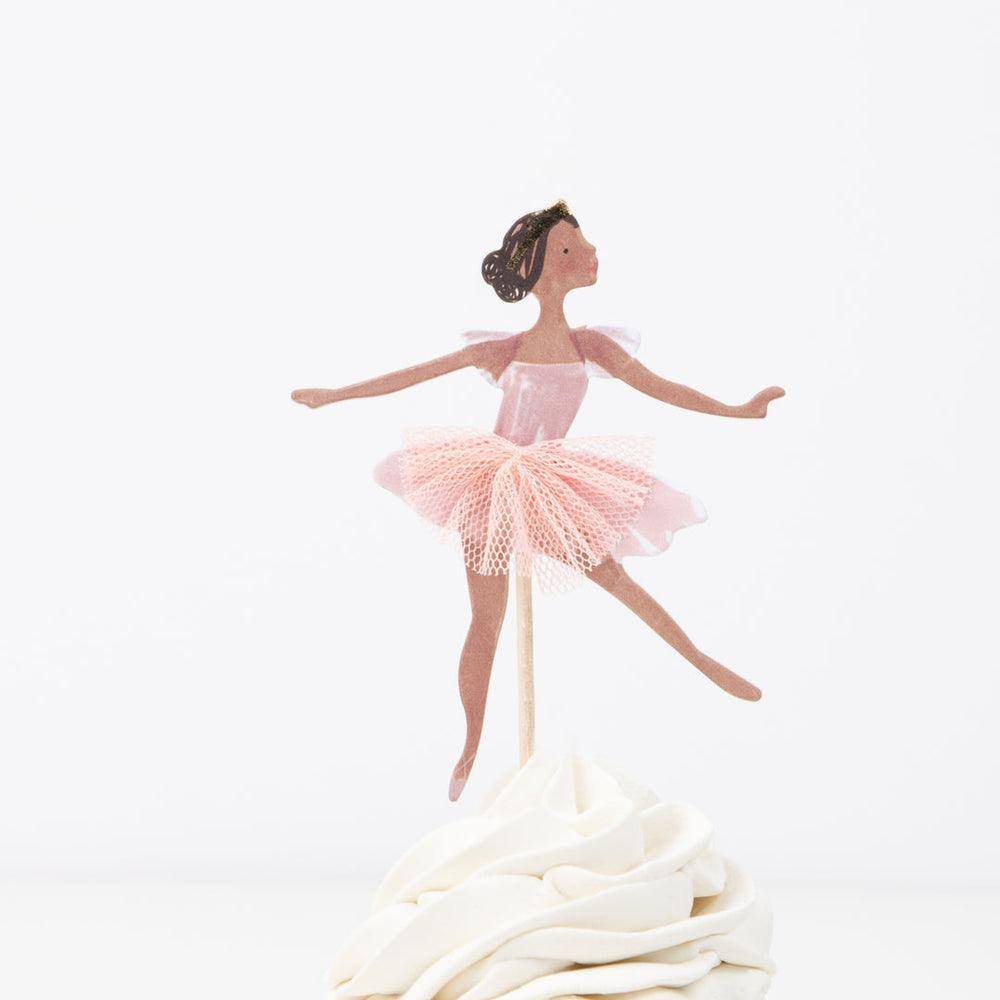 Meri Meri Ballerina Cupcake Kit (x 24 toppers) - partyalacarte.co.in