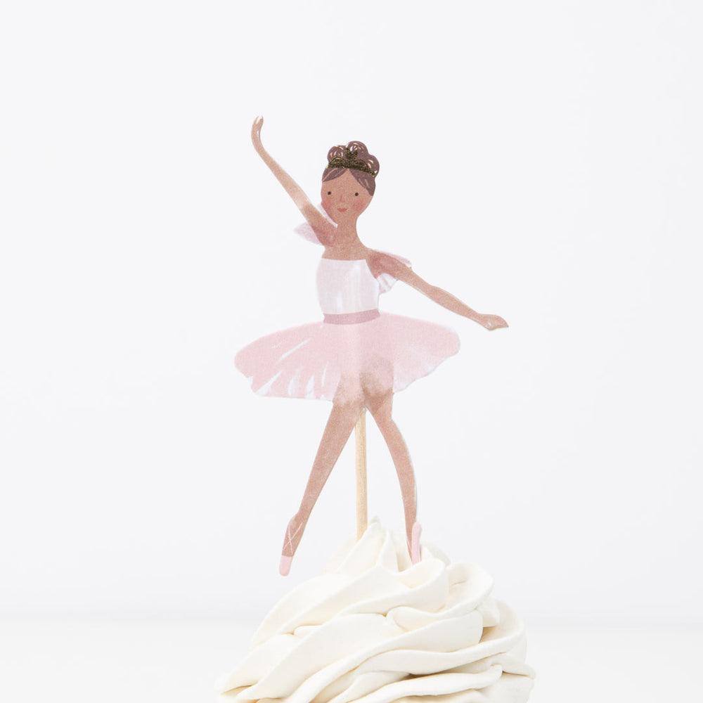 Meri Meri Ballerina Cupcake Kit (x 24 toppers) - partyalacarte.co.in