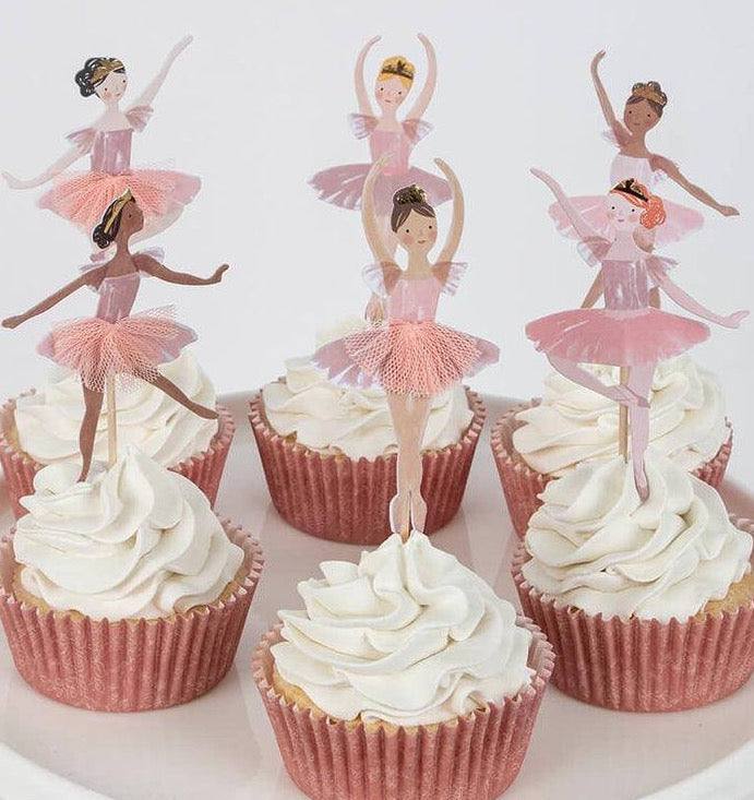 Meri Meri Ballerina Cupcake Kit (x 24 toppers) - partyalacarte.co.in