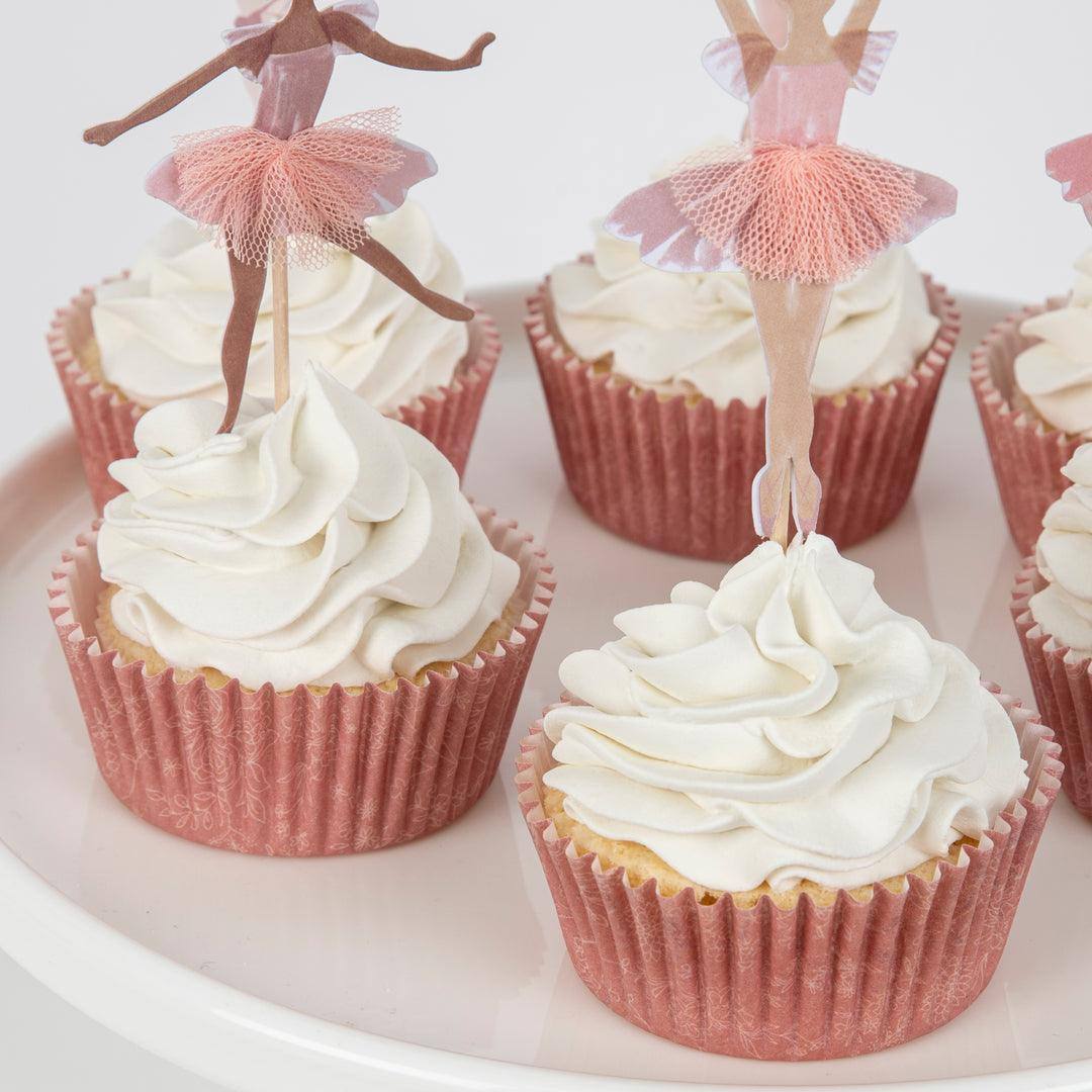 Meri Meri Ballerina Cupcake Kit (x 24 toppers) - partyalacarte.co.in