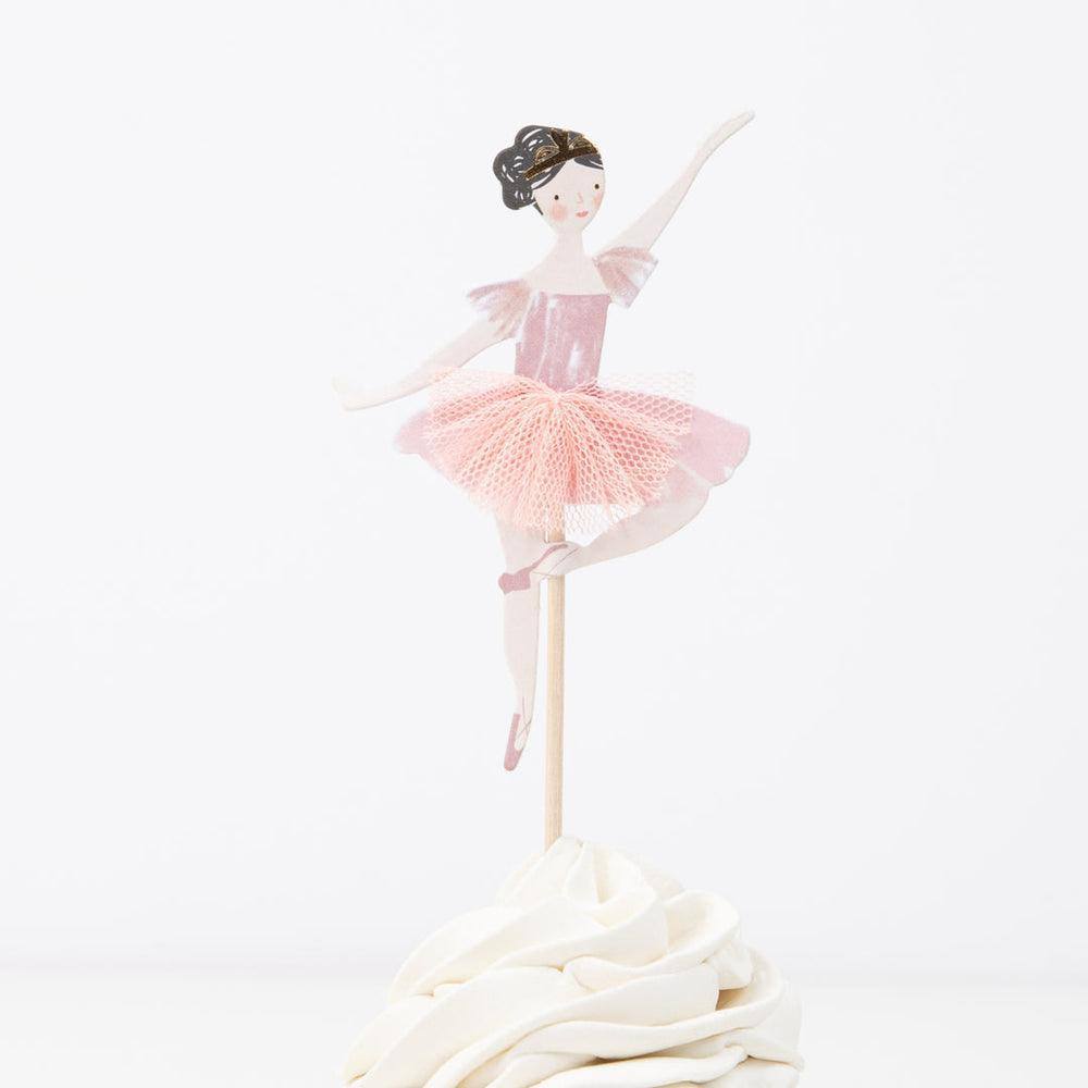 Meri Meri Ballerina Cupcake Kit (x 24 toppers) - partyalacarte.co.in