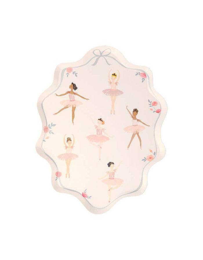 Meri Meri Ballerina Plates (x 8) - partyalacarte.co.in
