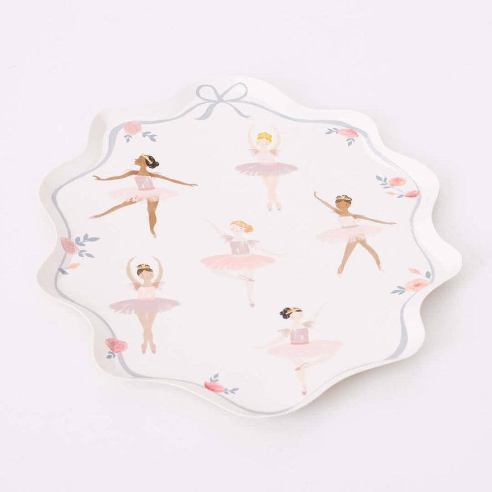 Meri Meri Ballerina Plates (x 8) - partyalacarte.co.in