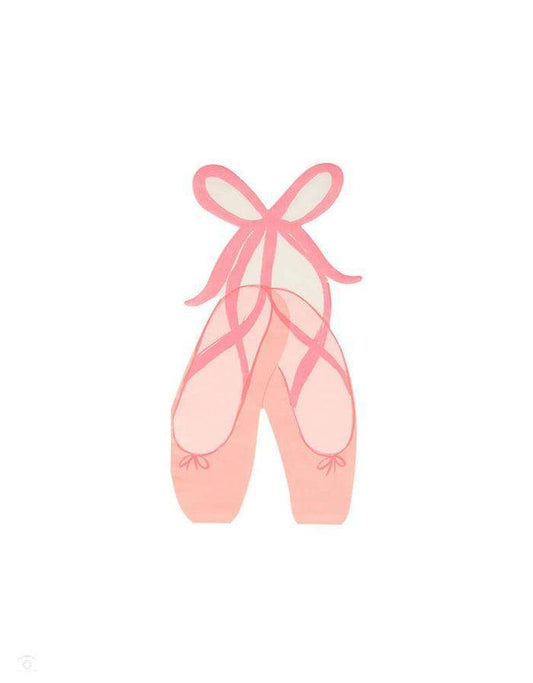 Meri Meri Ballet Slippers Napkins (x 16) - partyalacarte.co.in
