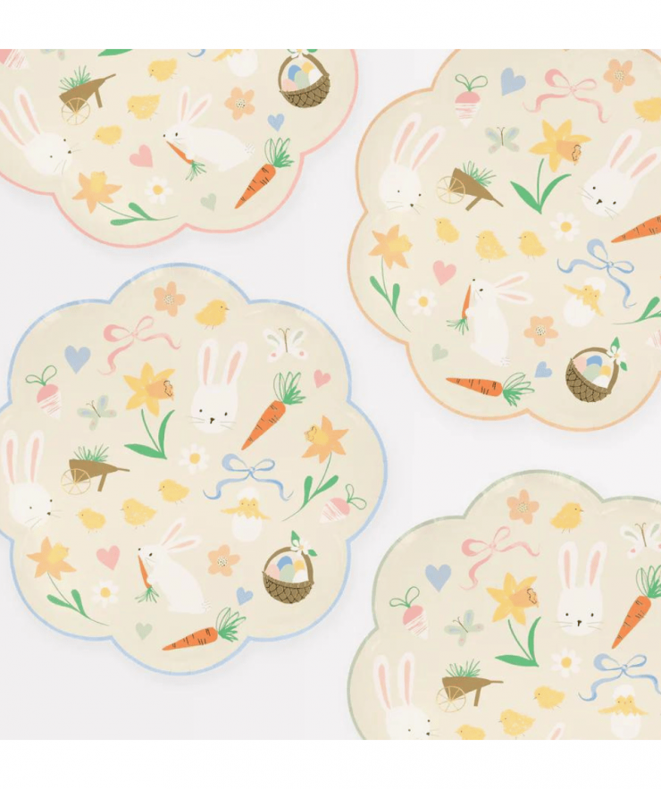 Easter Icons Edged Dinner Plates (x 8)