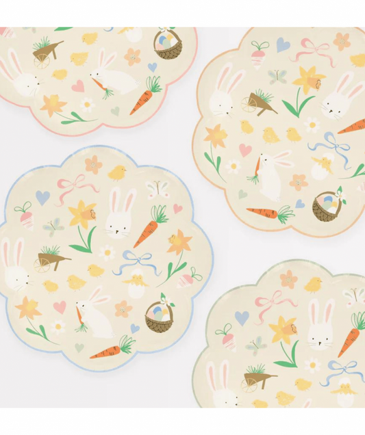 Easter Icons Edged Dinner Plates (x 8)