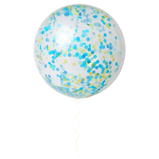 Meri Meri Blue Giant Confetti Balloon Kit (set of 3) - partyalacarte.co.in