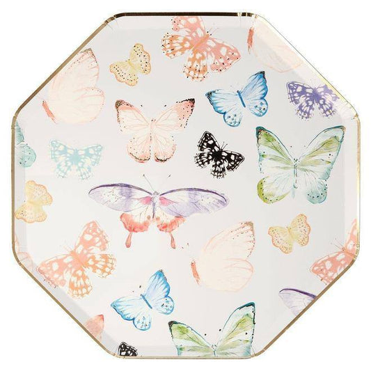 Meri Meri Butterfly Dinner Plates (set of 8) - partyalacarte.co.in