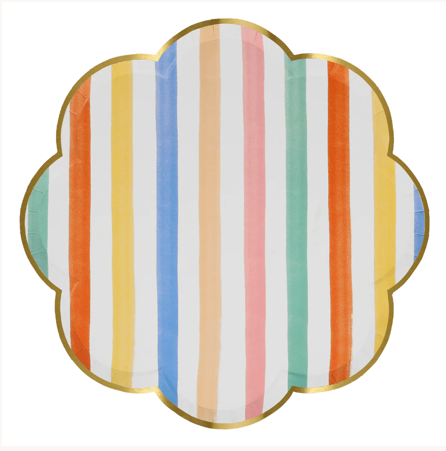 Meri Meri Colorful Pattern Dinner Plates (x 8) - partyalacarte.co.in