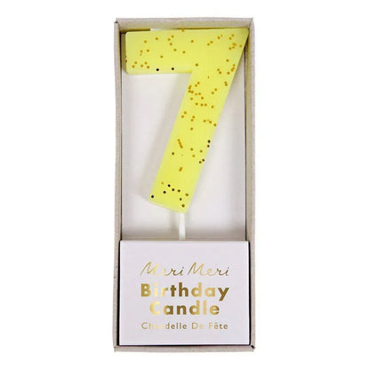 Meri Meri Coloured Number Candle - partyalacarte.co.in