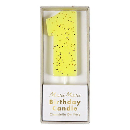 Meri Meri Coloured Number Candle - partyalacarte.co.in