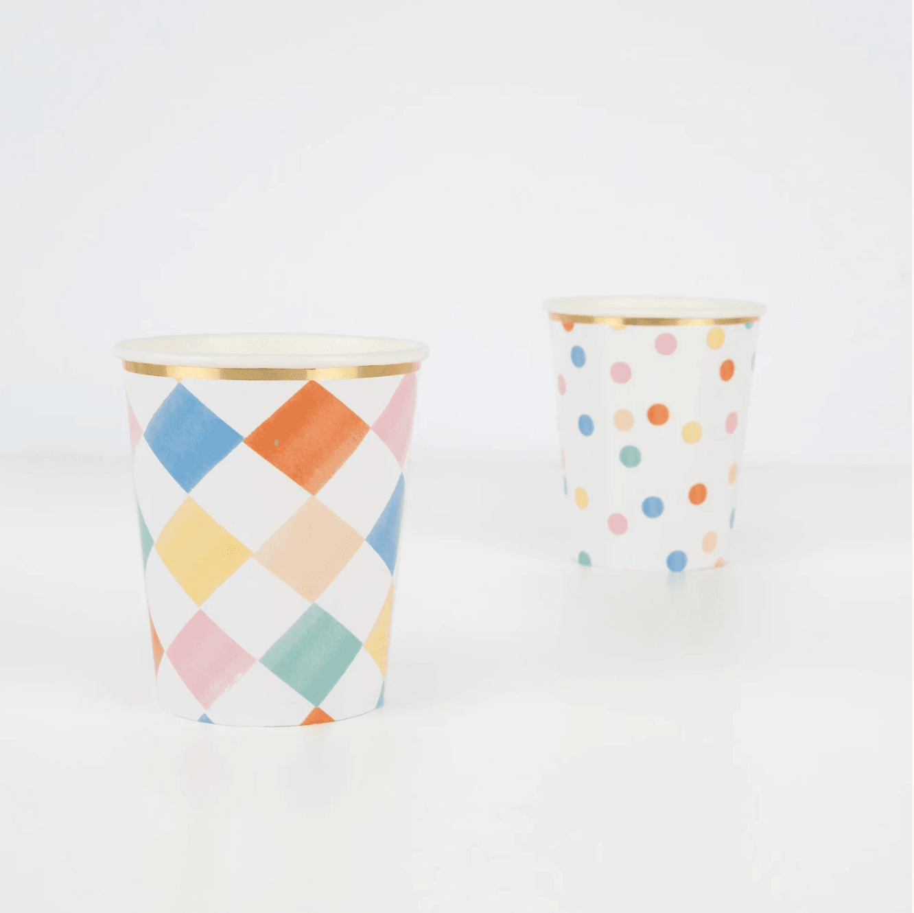 Meri Meri Colourful Pattern Cups (x 8) - partyalacarte.co.in