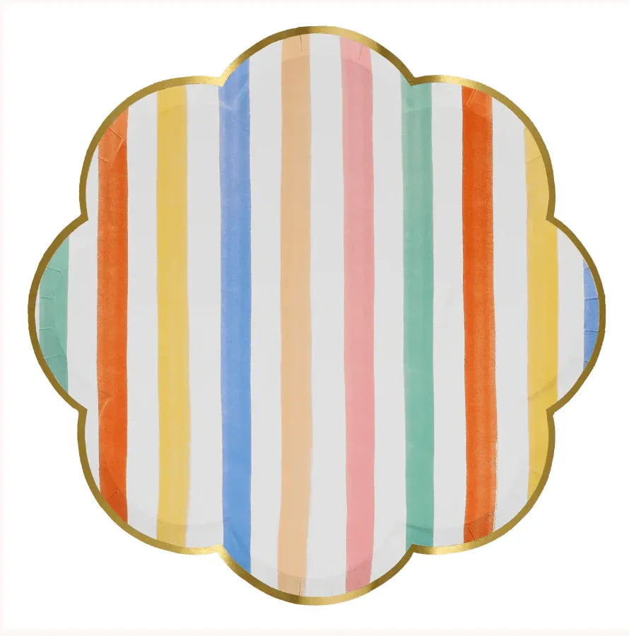 Meri Meri Colourful Pattern Dinner Plates (x 8) - partyalacarte.co.in