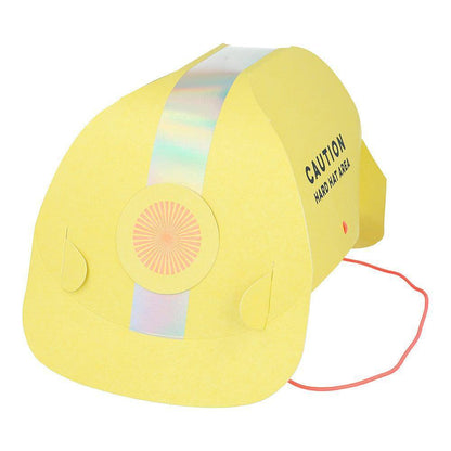 Meri Meri Construction Party Hat (set of 8) - partyalacarte.co.in