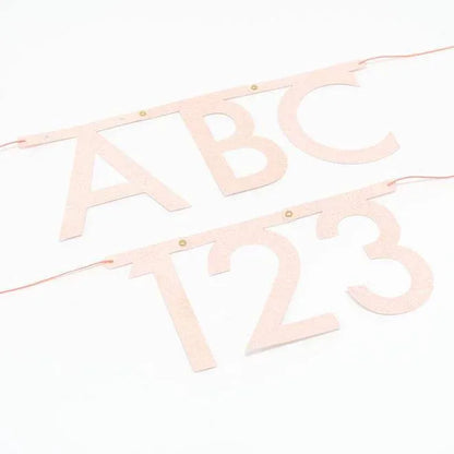 Meri Meri Crystal Glitter Letter Garland Kit - partyalacarte.co.in