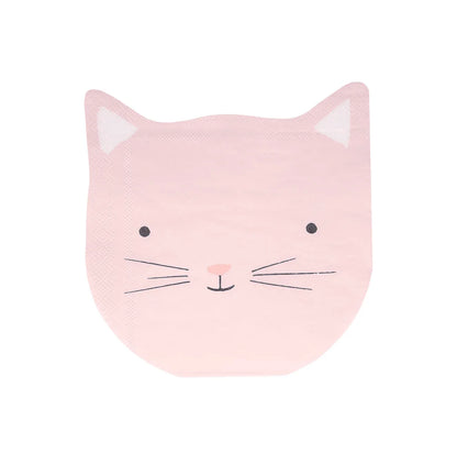 Meri Meri Cute Kitten Napkins (x 16) - partyalacarte.co.in