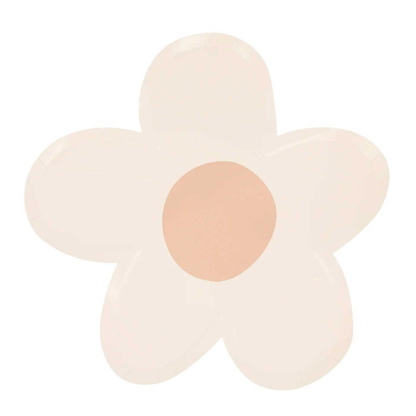 Meri Meri Daisy Shaped Plates (x8) - partyalacarte.co.in