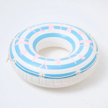 sunnylife De Playa Stripe Retro Pool Ring - partyalacarte.co.in