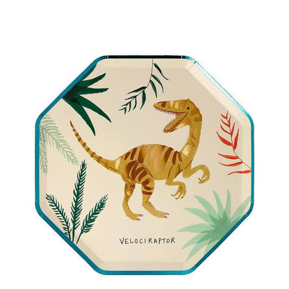 Meri Meri Dinosaur Kingdom Dinner Plates (set of 8) - partyalacarte.co.in