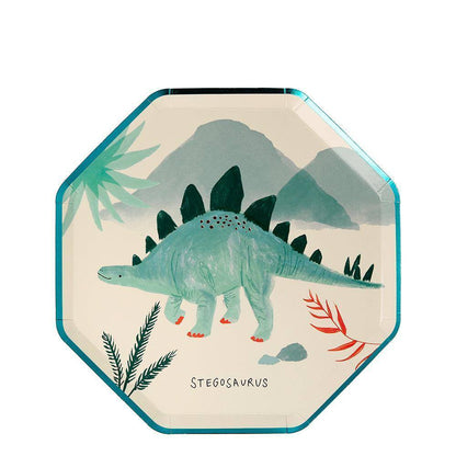 Meri Meri Dinosaur Kingdom Dinner Plates (set of 8) - partyalacarte.co.in