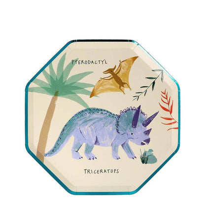 Meri Meri Dinosaur Kingdom Dinner Plates (set of 8) - partyalacarte.co.in