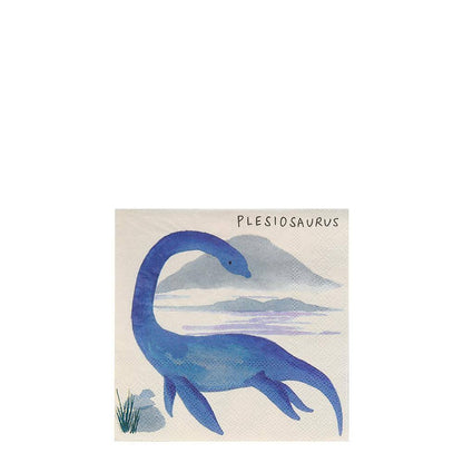 Meri Meri Dinosaur Kingdom Small Napkins (set of 16) - partyalacarte.co.in