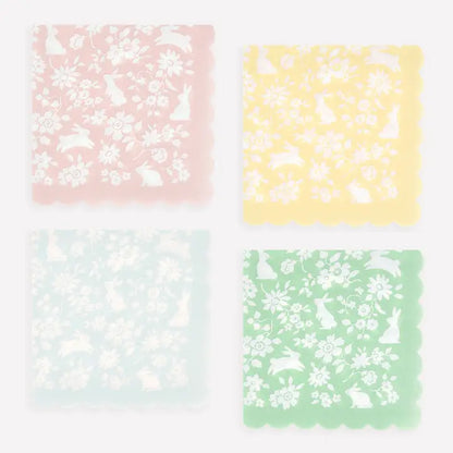 Ditsy Bunny Small Napkins (x 16)