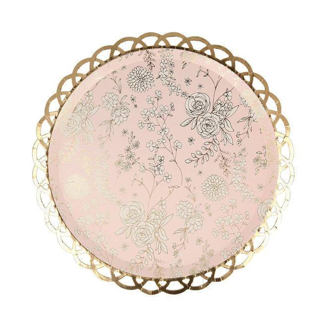 Meri Meri English Garden Lace Side Plates (set of 8) - partyalacarte.co.in