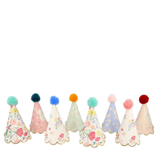 Meri Meri English Garden Party Hats (set of 8) - partyalacarte.co.in